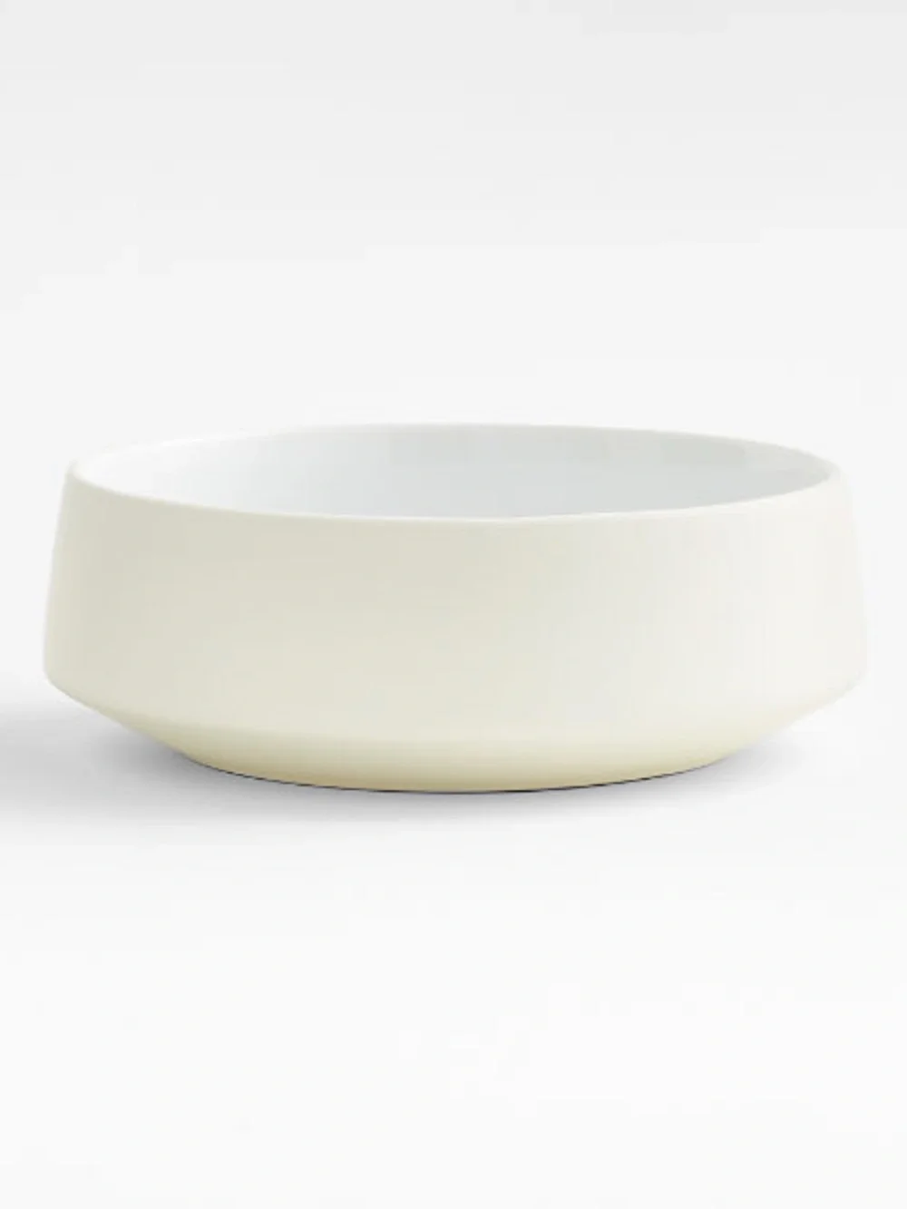 New! Crate&Barrel Matte Porcelain Bowl in White- Set of 4